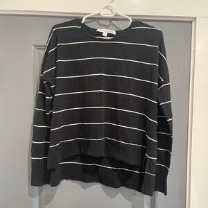 & Other Stories Black Striped Sweater, Size M